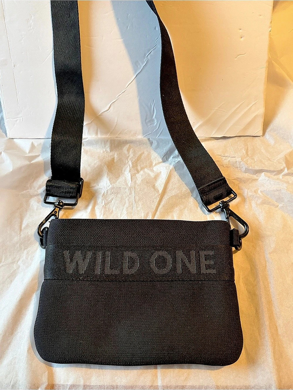 Wild One The Treat Pouch Black Crossbody Bag